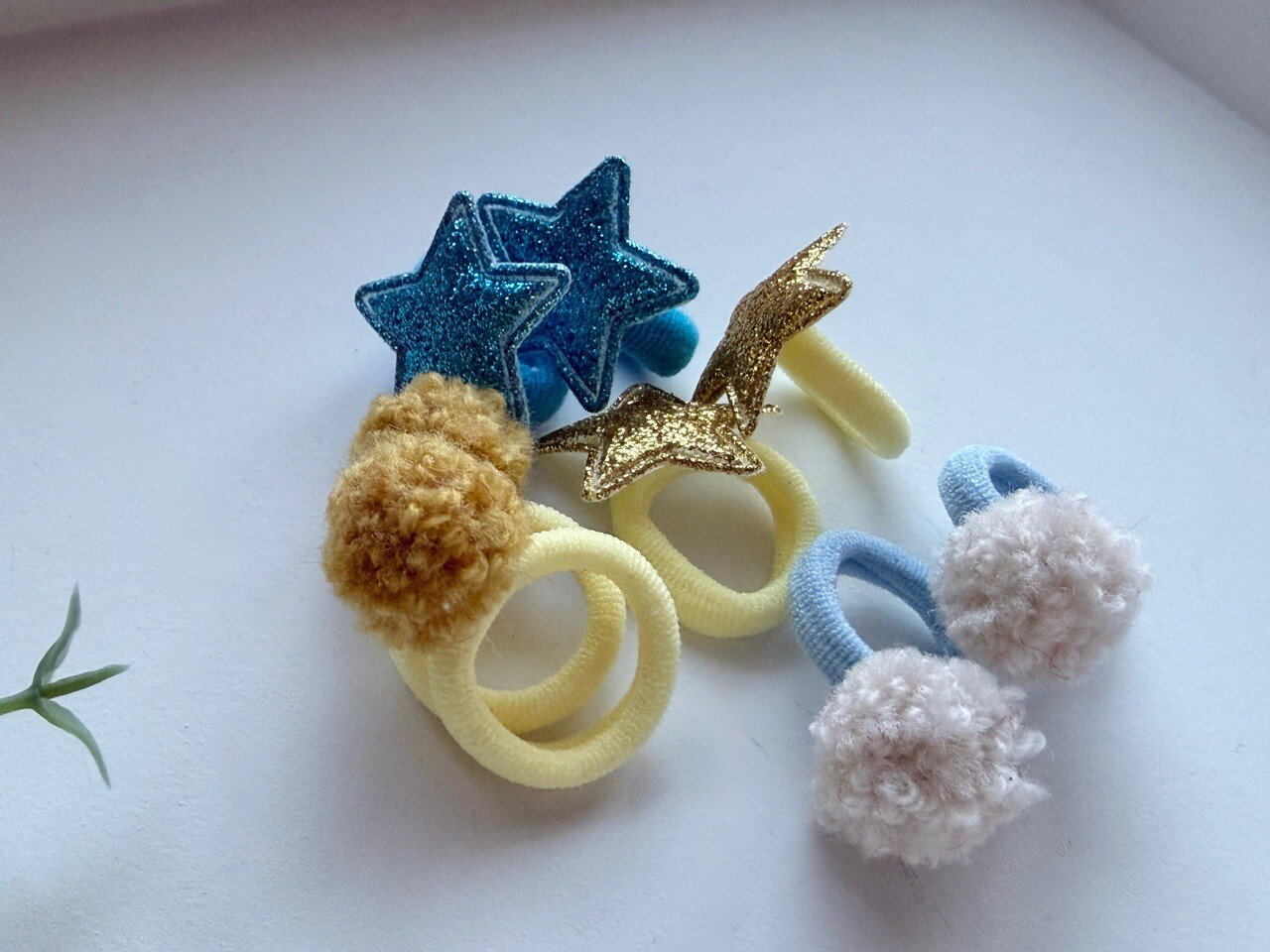 Mini gumelių rinkinys ,, Mėlyna/geltona”