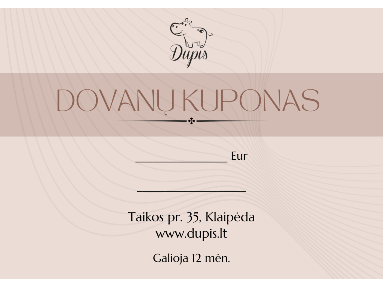 Dovanų kuponas