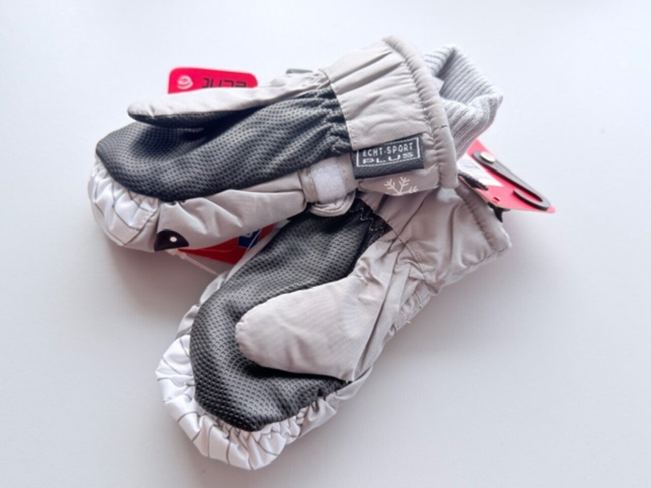 Žieminės pirštinės pilkos ,,Ryklys" 1