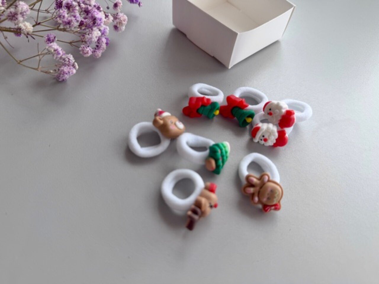 Mini gumelių rinkinys dėžutėje ,, Kalėdos” 1