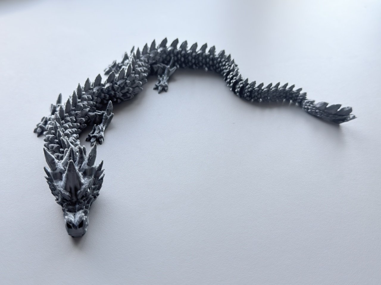 3D spausdinta dekoracija drakonas “Pilka”