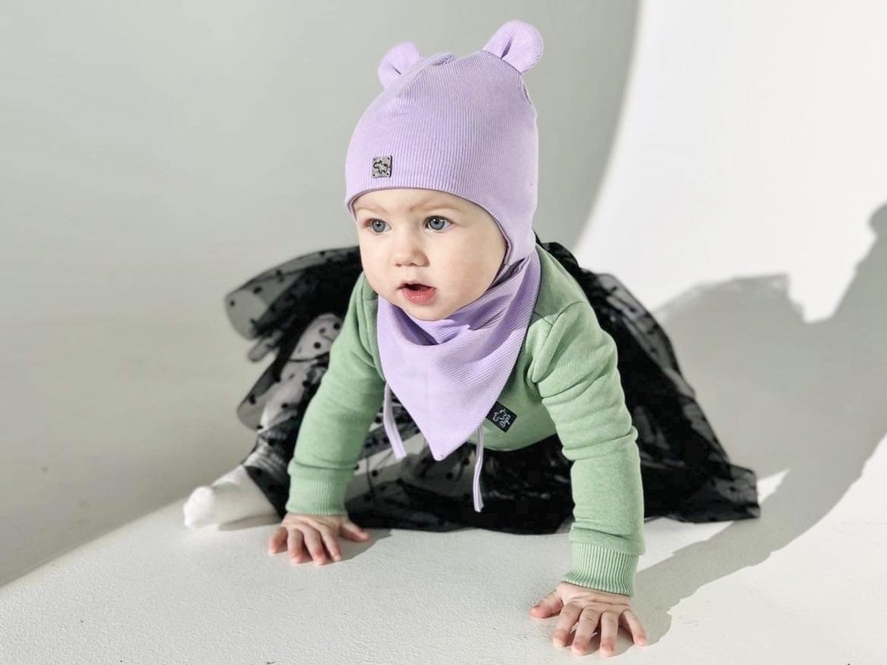 Kepurė su raišteliais ,,Lilac"