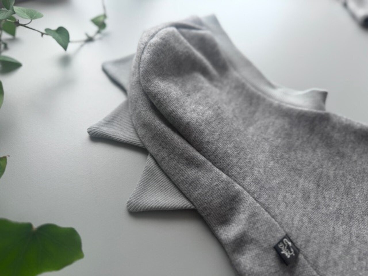 Megztas žiemos šalmukas drakoniukas ,,Pilka" 2