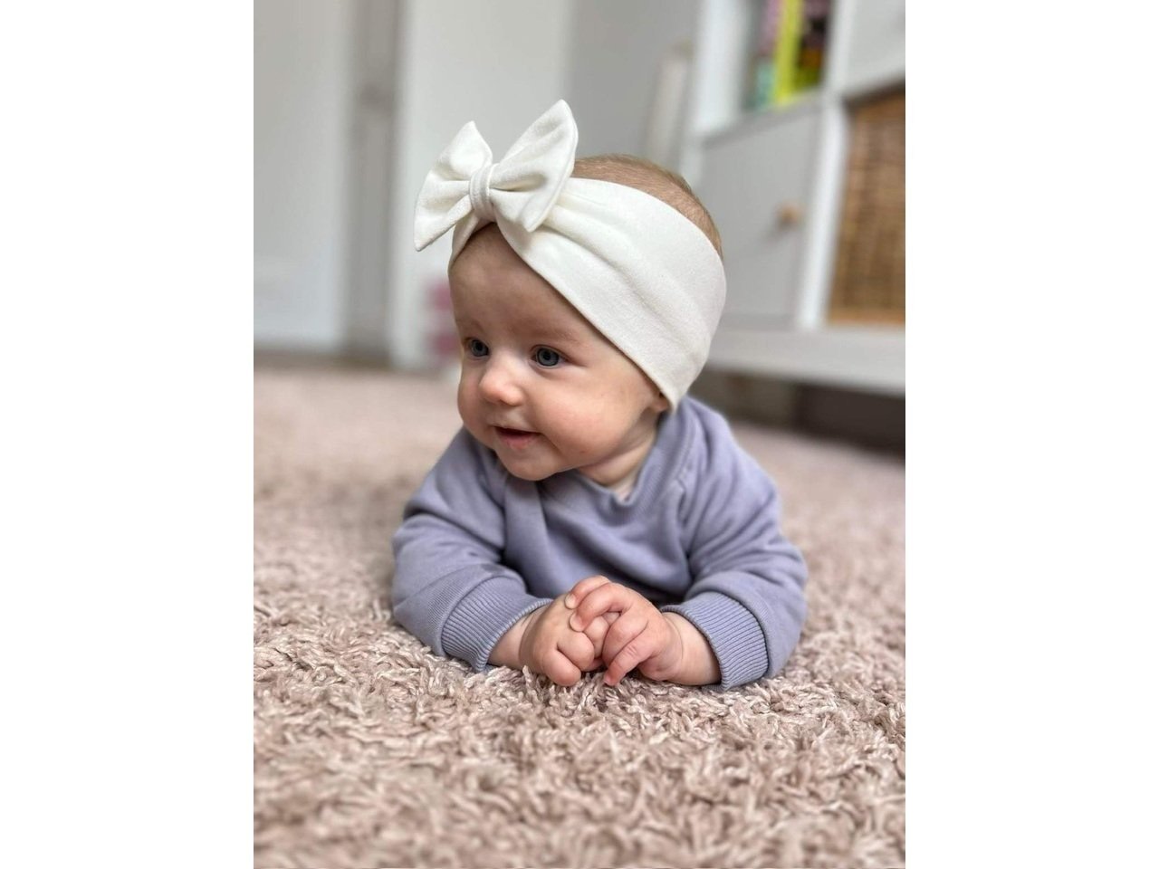 Galvajuostė su kaspinu ,,Pieno balta" 1