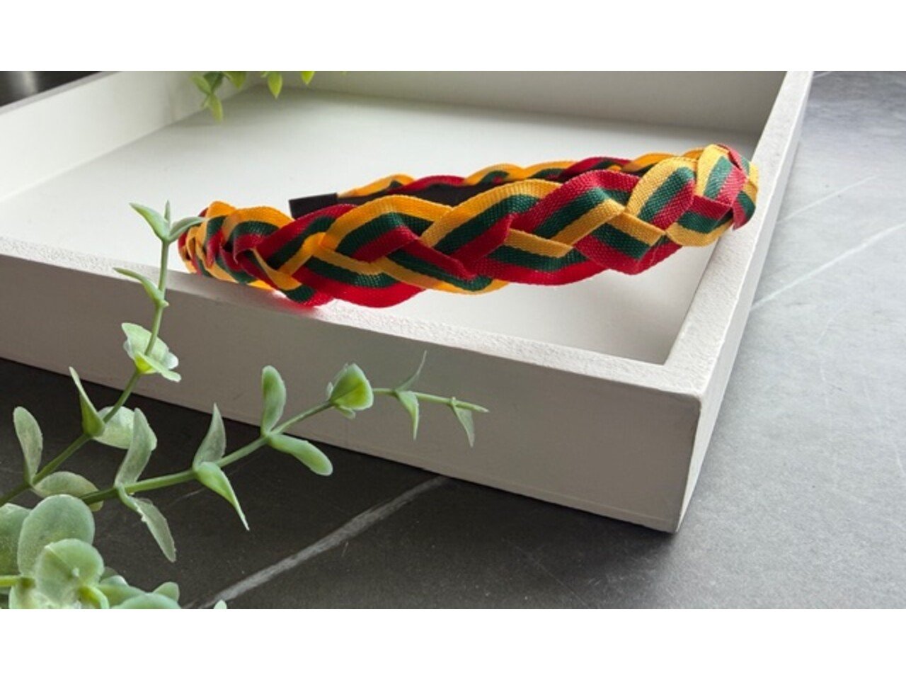 Plaukų lankelis ,,Trispalvė” 1