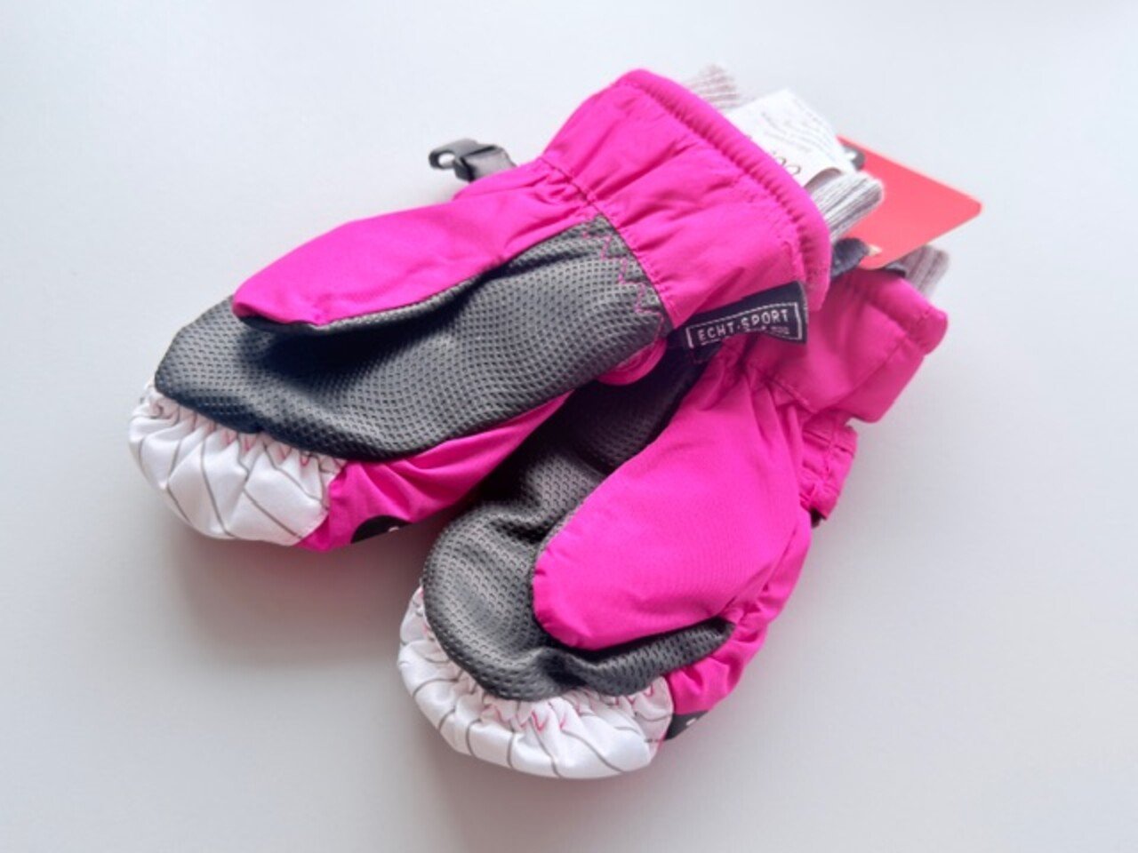 Žieminės pirštinės fuksijos spalvos ,,Ryklys" 1