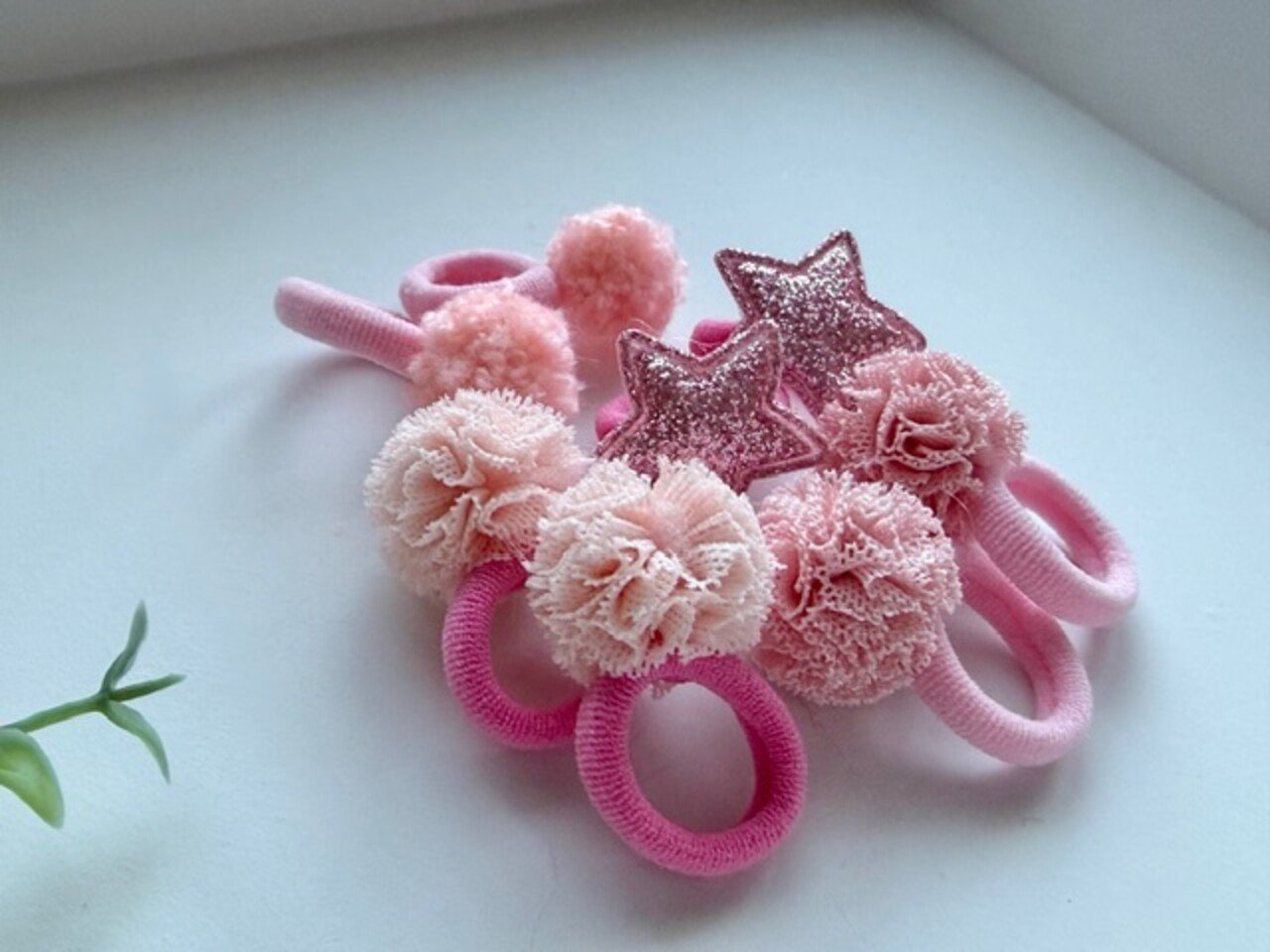 Mini gumelių rinkinys ,, Rausvi atspalviai”