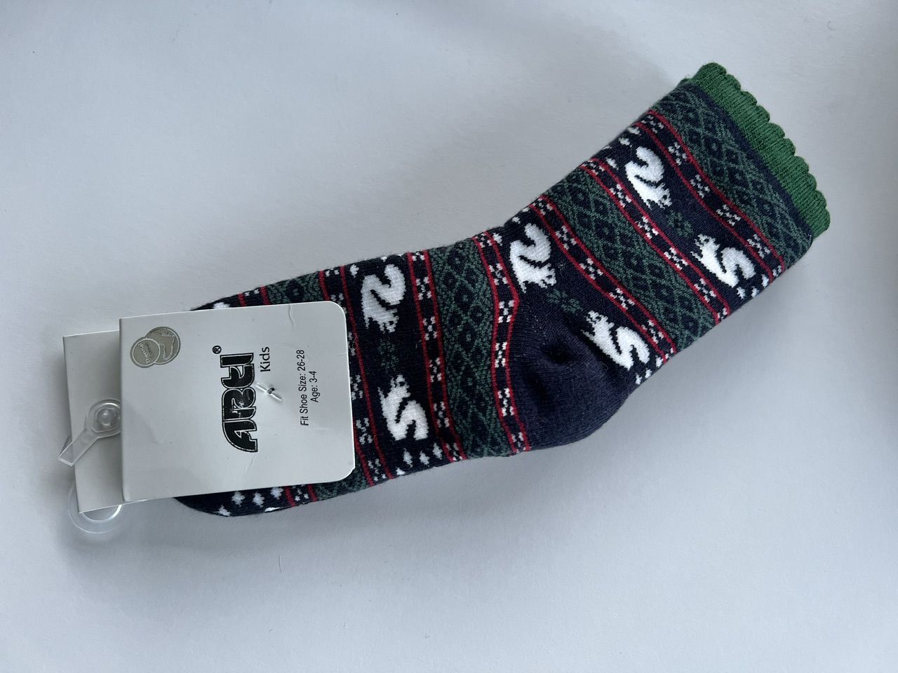 Kalėdinės kojinės žalios